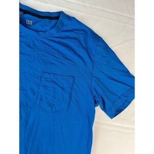 VRST Men's Essential Pocket Tee Blue Tide Breathable UV‎ Protection Short Sleeve